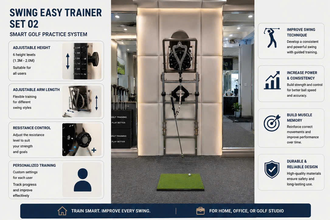 Easygolf Wall-Mounted Swing Trainer
