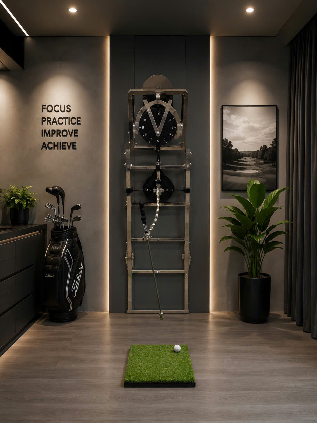 Easygolf Wall-Mounted Swing Trainer